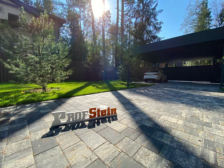 Тротуарная плитка Новый город Штайн Блэк Steingot 60 мм